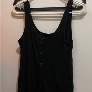Black tank top